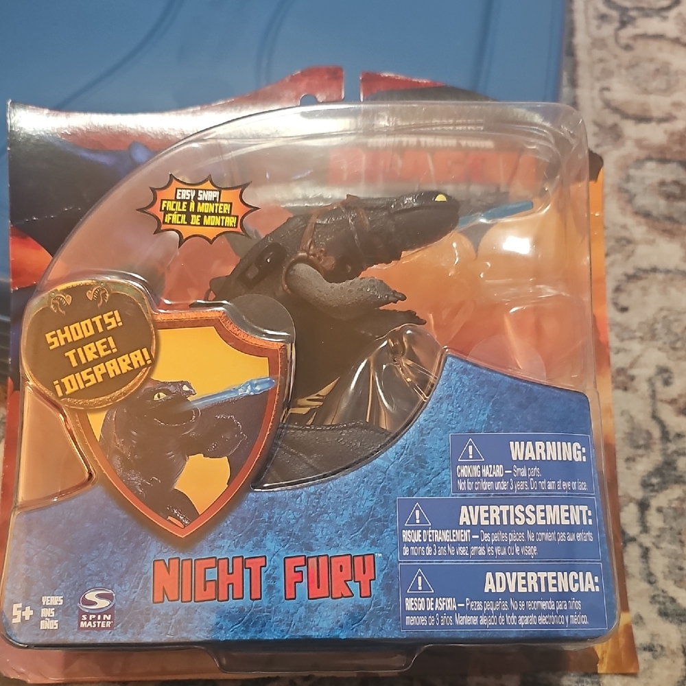 Night Fury Action Figure - Black